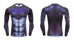 Nightwing Compression 'Young Justice | 2.0' Premium Long Sleeve Rashguard