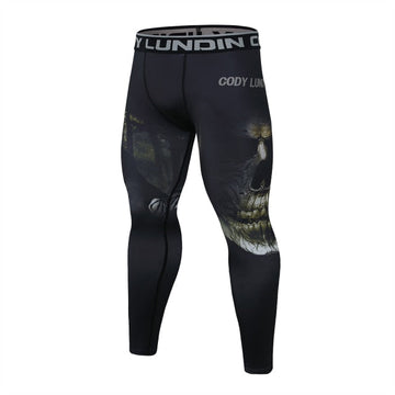 Skull Compression Leggings Spats In the Shadows