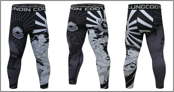 Samurai 'Coy Pond' Compression Leggings Spats