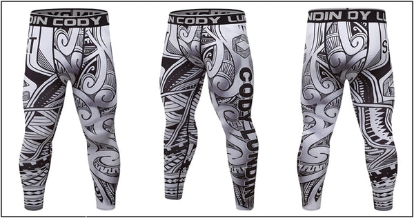 Tribal 'Pea'a' Compression Leggings Spats