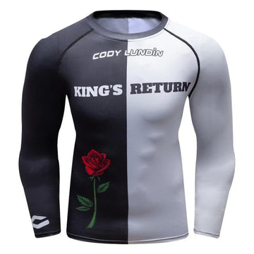 Warrior Compression 'Check Mate | King's Return' Elite Long Sleeve RashGuard