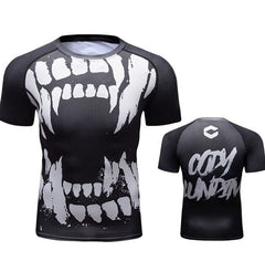 Warrior Compression 'All Bark | All Bite' Elite Short Sleeve RashGuard