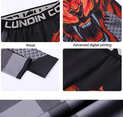 Men's Warrior Series Elite Tiger 'My Jungle' Compression Set