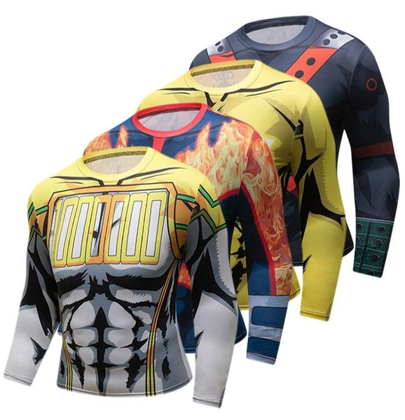 BJJ Rash Guard My Hero Academia 'Lemillion' Elite Long Sleeve Rashguard