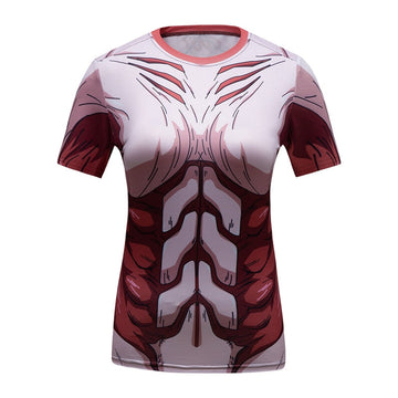 Elite Attack On Titan Women's Short Sleeve Rashguard