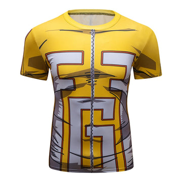 Fat Gum Rashguard My Hero Academia Elite Short Sleeve