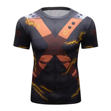 Bakugo One For All Elite Short Sleeve Rashguard My Hero Academia