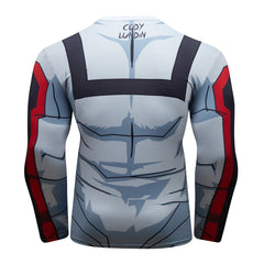 My Hero Academia 'UA Uniform | White' Elite Long Sleeve Rashguard