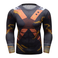 BJJ Rash Guard My Hero Academia 'Bakugo | One For All' Elite Long Sleeve Rashguard