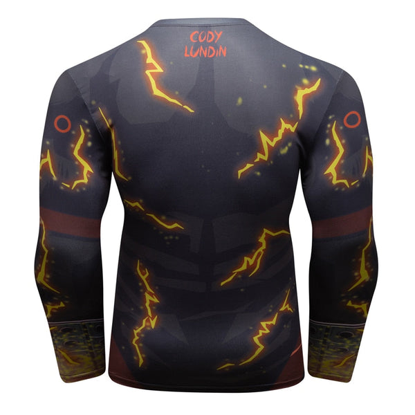 BJJ Rash Guard My Hero Academia 'Bakugo | One For All' Elite Long Sleeve Rashguard