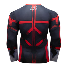 BJJ Rash Guard My Hero Academia 'All Might | Bronze Age' Elite Long Sleeve Rashguard