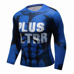 BJJ Rash Guard My Hero Academia 'Plus Ultra | Blue' Elite Long Sleeve Rashguard