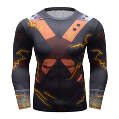 BJJ Rash Guard My Hero Academia 'Bakugo | One For All' Elite Long Sleeve Rashguard