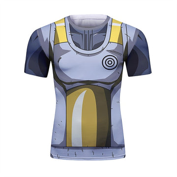 Capsule Vegeta Dragon Ball Z Short Sleeve Elite Rashguard
