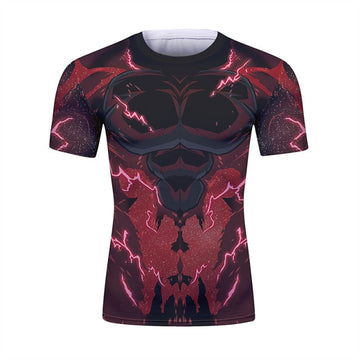 Short Sleeve Elite Rashguard Dragon Ball Z 'Super Saiyan 4 | Onyx Vegeta'