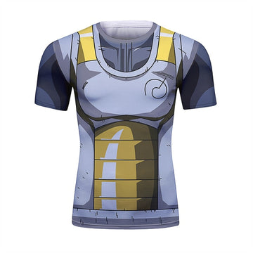 Dragon Ball Z Vegeta Resurrection F Short Sleeve Elite Rashguard