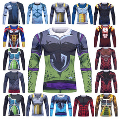 BJJ Rash Guard Dragon Ball Z 'Perfect Cell' Long Sleeve Elite Rashguard
