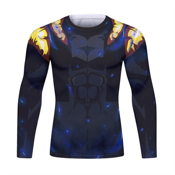 Dragon Ball Z Super Saiyan Onyx Gogeta Long Sleeve Elite Rashguard