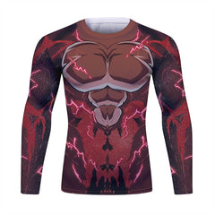 BJJ Rash Guard Dragon Ball Z 'Super Saiyan 4 | Goku' Long Sleeve Elite Rashguard