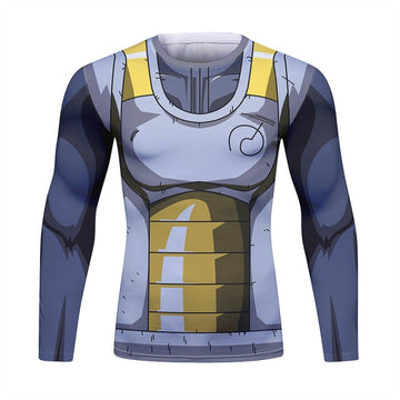 Dragon Ball Z Vegeta Resurrection F Long Sleeve Elite Rashguard