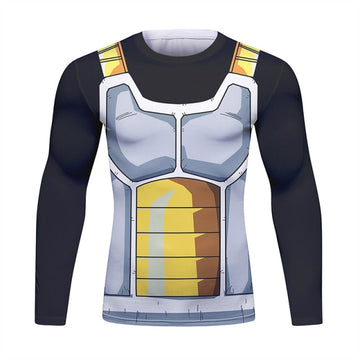 Onyx Vegeta Dragon Ball Z Long Sleeve Elite Rashguard