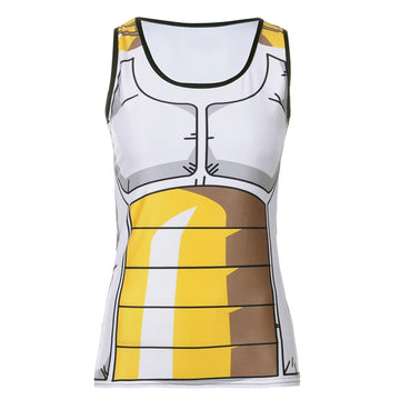 Dragon Ball Z 'Vegeta' BJJ Rash Guard Women's Compression Tank Top