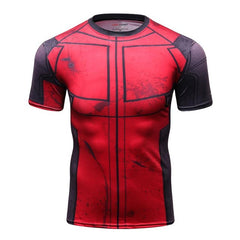 Deadpool Compression 'Comic' Elite Short Sleeve Rashguard