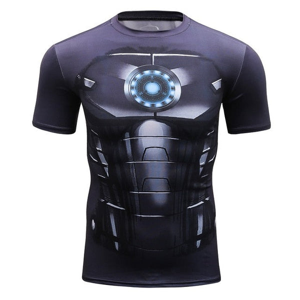 Iron ManCompression 'Iron Man3 | Mark XVIII' Elite Short Sleeve Rashguard