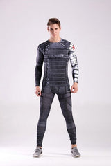 Men's Winter Soldier Elite Compression Long Sleeve Rashguard Set