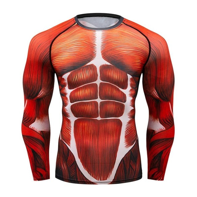 Musculature Compression Elite Long Sleeve Rashguard Set