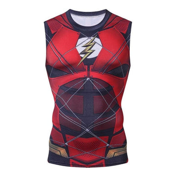 The Flash Compression Justice League Tank Top