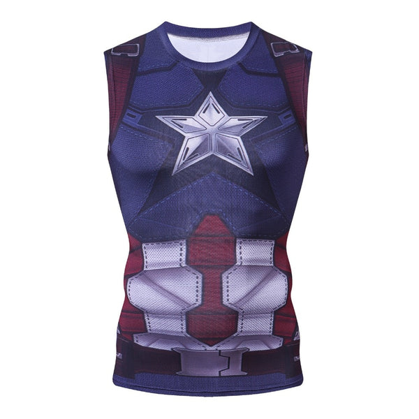 Captain America Compression 'The First Avenger' Tank Top