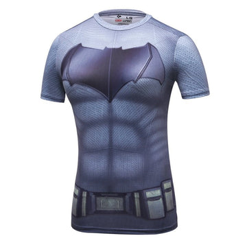 Dark Knight Elite Women's Batman Compression Short Sleeve Rashguard