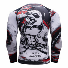 Panda Compression 'Pumped' Elite Long Sleeve Rashguard