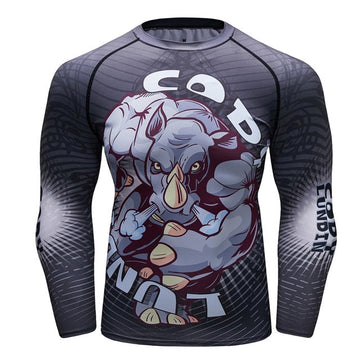 Bull Rhino Compression Elite Long Sleeve Rashguard Bull Rhino Compression Elite Long Sleeve Rashguard