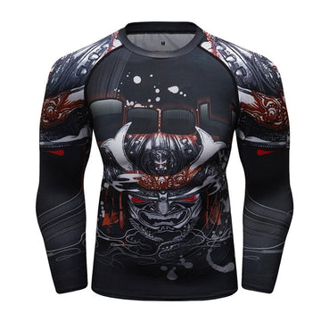 Long Sleeve Rashguard Samurai Compression 'Honor' Elite