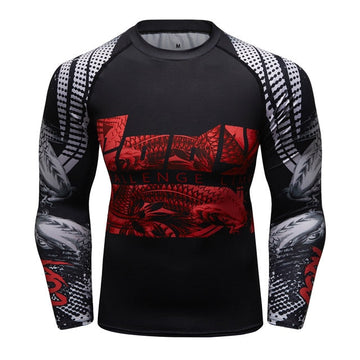 Legend Elite Dragon Compression Long Sleeve Rashguard
