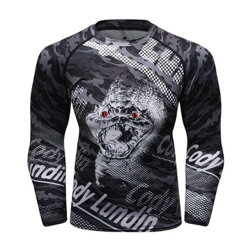 Snake Eyes Rattle Snake Compression Elite Long Sleeve Rashguard