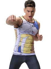 Dragon Ball Z 'Vegeta | Battle Damaged' Elite Compression Tank Top