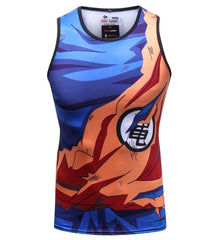 Dragon Ball Z 'Goku | Battle Damaged' Elite Compression Tank Top