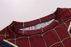 Women's Spider Man Compression 'Iron Spider Man' Short Sleeve Rashguard