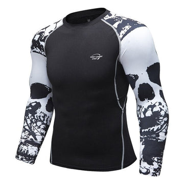 Catacombs Skull Compression Elite Long Sleeve Rashguard