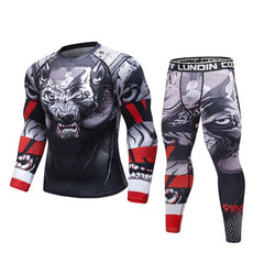 Wolf 'Prey' Elite Compression Long Sleeve Set