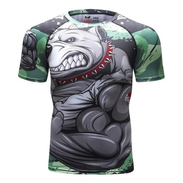 Pit Bull Rashguard Short Sleeve Compression Elite