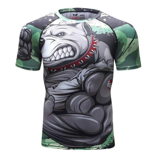 Pit Bull Compression Elite Short Sleeve Rashguard Set