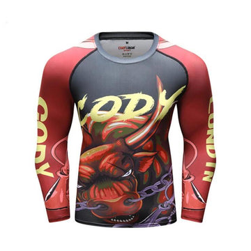 Compression Chains Elite Bull Long Sleeve Rashguard