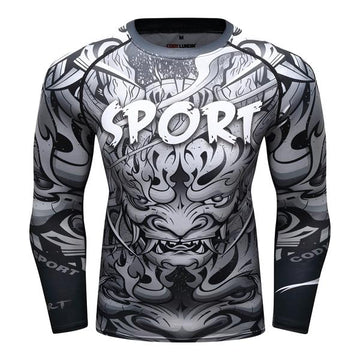 Grey Dragon Compression Elite Long Sleeve Rashguard