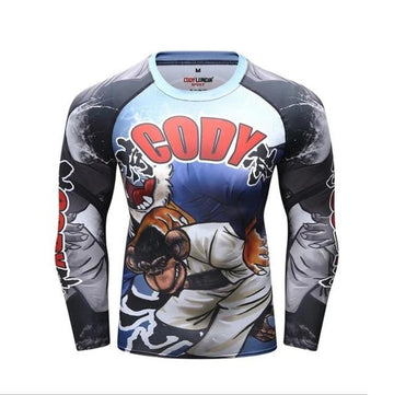 Monkey Compression 'Slap Box' Elite Long Sleeve Rashguard Monkey Compression 'Slap Box' Elite Long Sleeve Rashguard