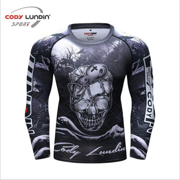 Skull Tarantula Elite Compression Long Sleeve Rashguard
