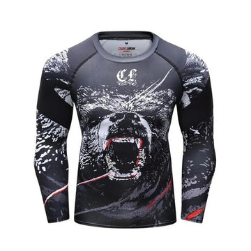 Long Sleeve Rashguard Bear Compression Elite